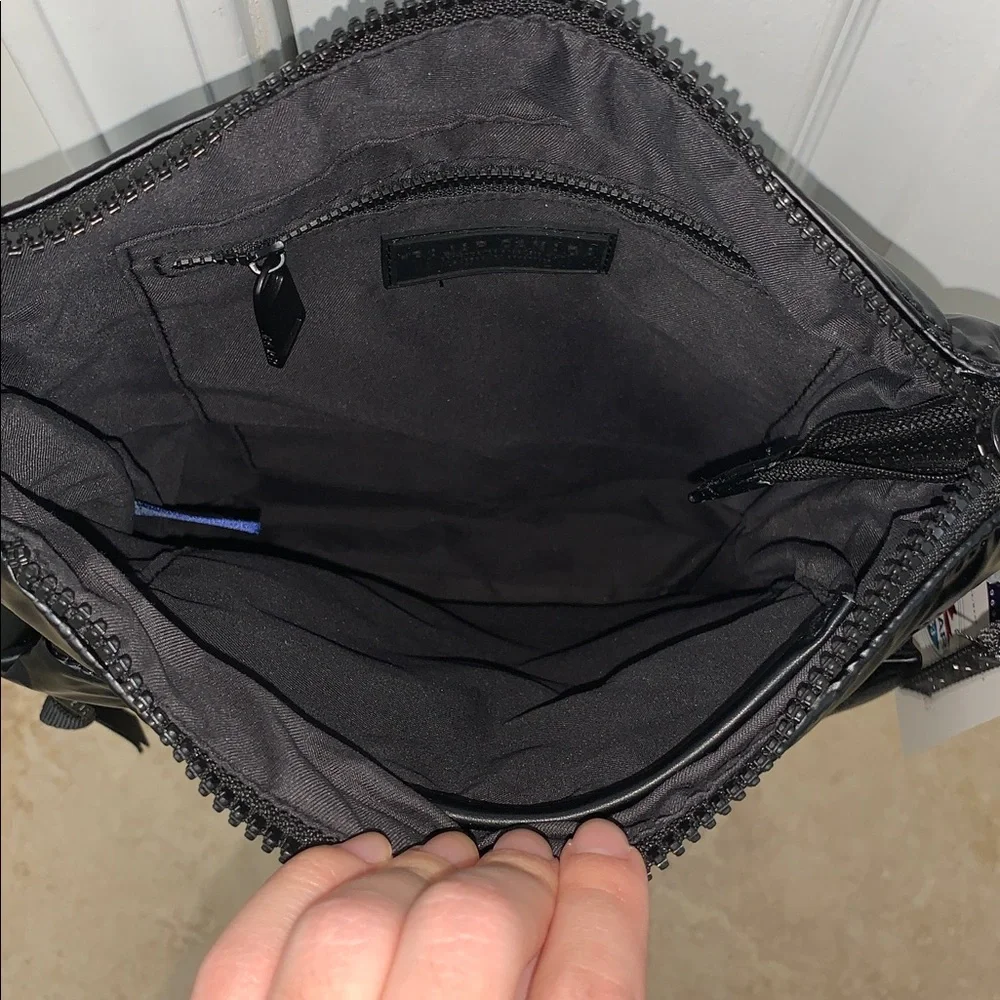 Pajar Black Quilted Puffer Crossbody